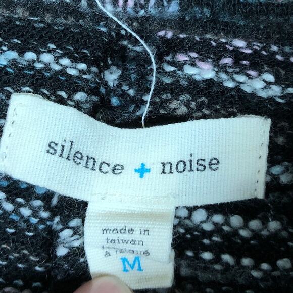 Silence + Noise Womens Sweater Multicolored Mock Long Sleeve Soft Medium - Picture 6 of 11